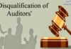 Disqualification Of Auditors Disqualification of auditors