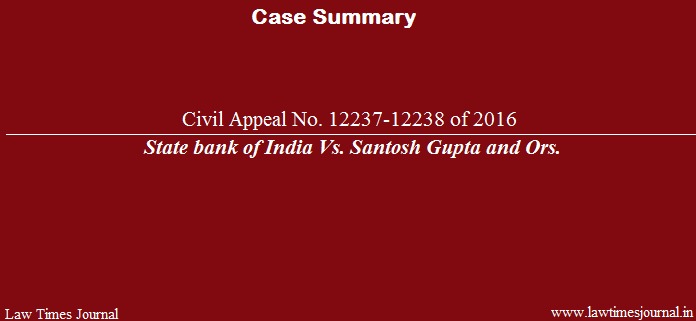 State Bank of India case