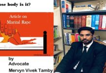 Marital Rape – Whose Body It Is?