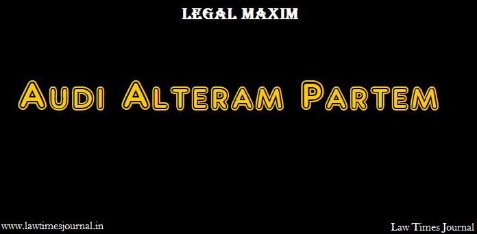 Audi alteram partem
