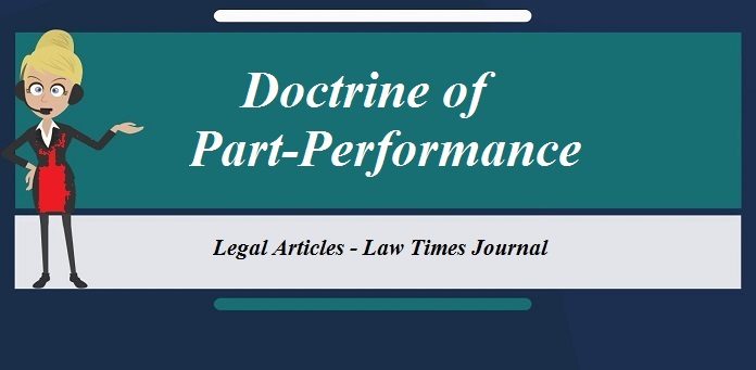 Doctrine of part-performance