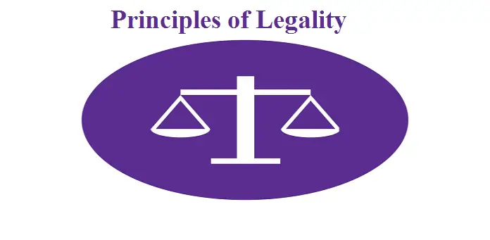 principle of legality