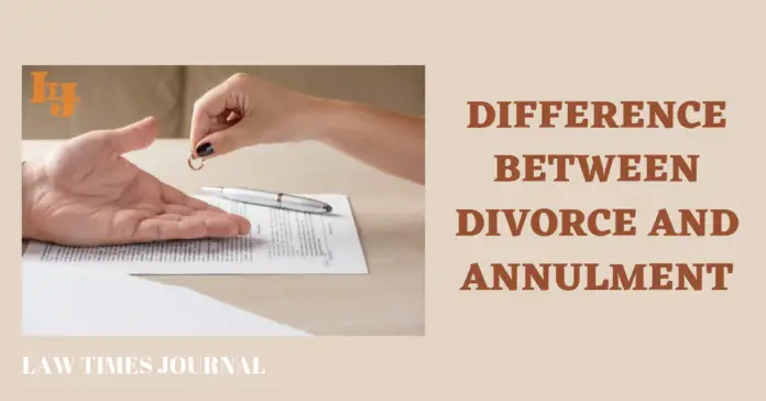 divorce and annulment