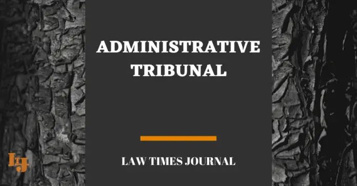 Administrative tribunals