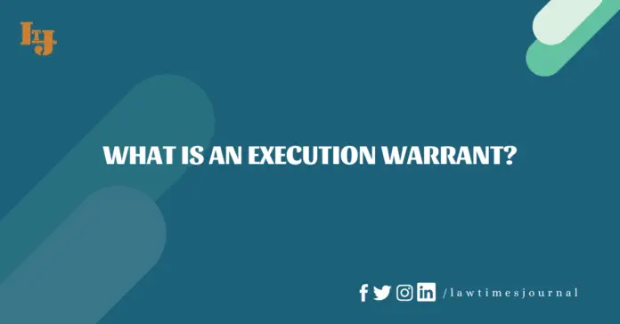 execution warrant