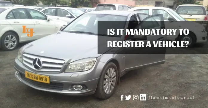 registration of motor vehicles