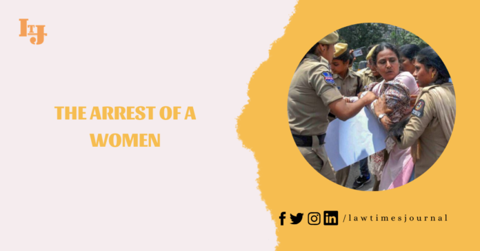 arrest of women