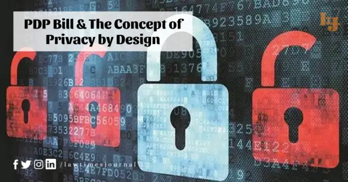PDP Bill & The Concept of Privacy by Design