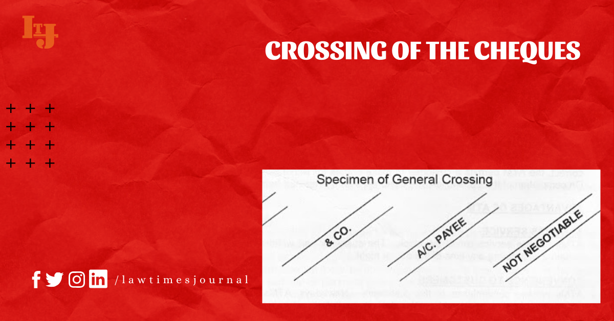 Crossed cheque