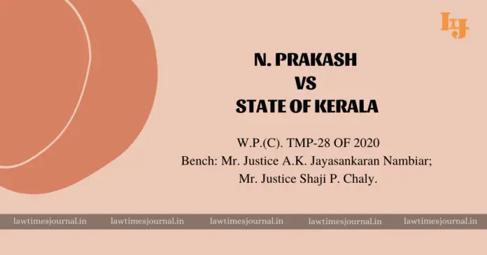 N. Prakash vs State of Kerala