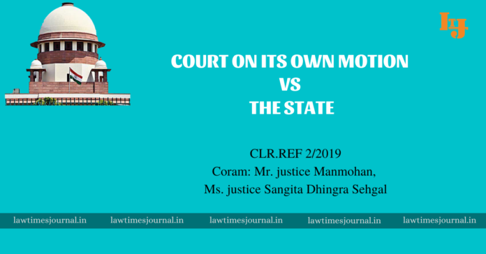 Court on its own motion vs The State