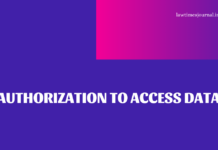 Authorization to Access Data Right to Information Act 2005