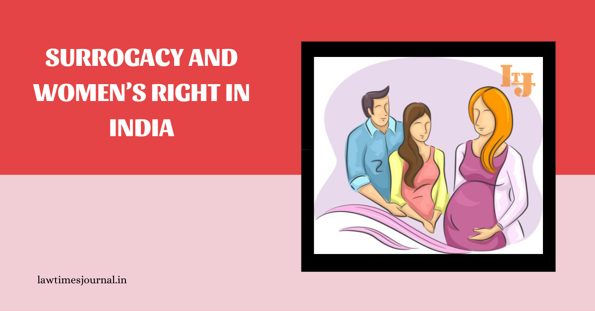 Surrogacy and women’s right in India Law Times Journal