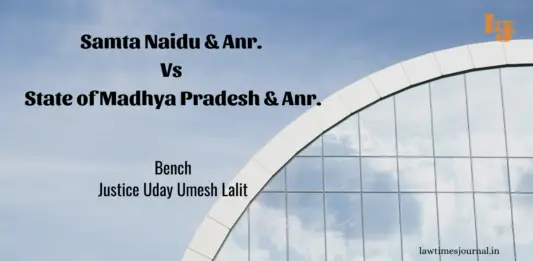 Samta Naidu & Anr. vs. State of Madhya Pradesh and Anr.