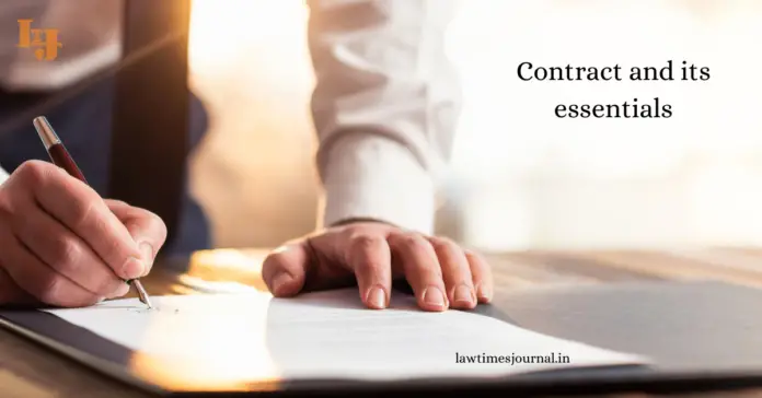 Contract and its essentials