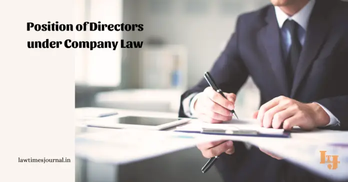 Position of Directors under Company Law