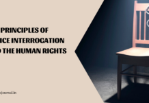 The principles of police interrogation and the Human Rights Police Interrogation