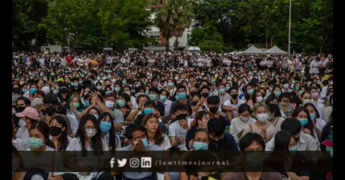 Protests in Thailand for democracy: student protesters aim to get great political change
