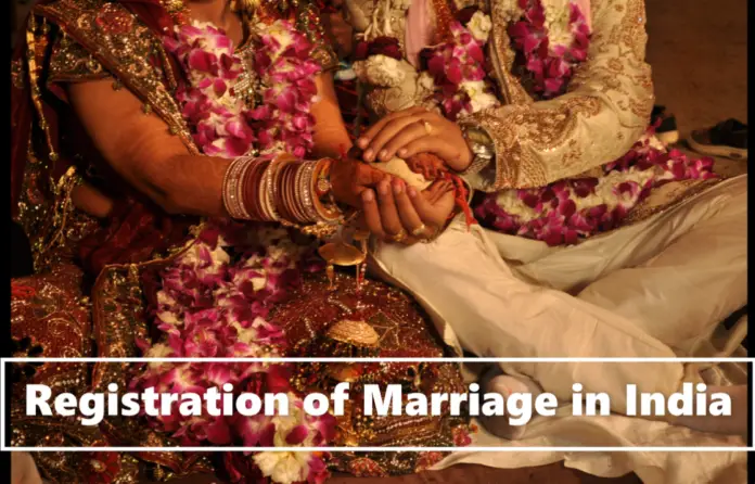 Registration of Marriage in India