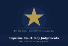 Supreme Court’s Key Judgements This Week (May 4–13, 2026): What Every Law Student Must Know